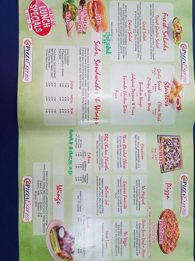 Pizza Express Menu image 4